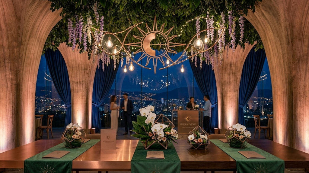 Diseño y tendencias de decoración de eventos en Medellín